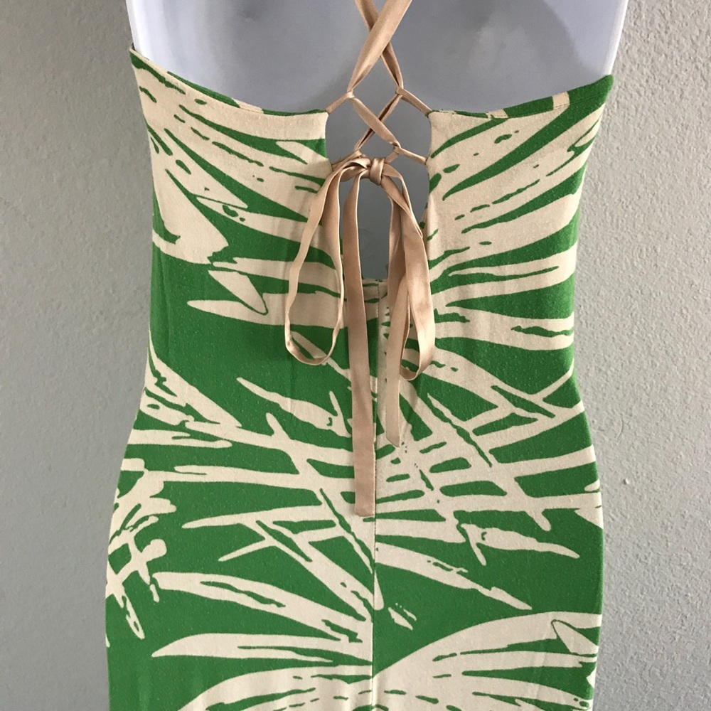 Nordstrom Tropical Hype Green Palm Maxi Dress - Picture 3 of 4